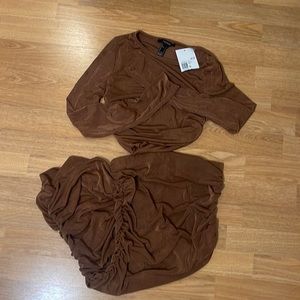 Midi & top Scrunch Two Piece Set